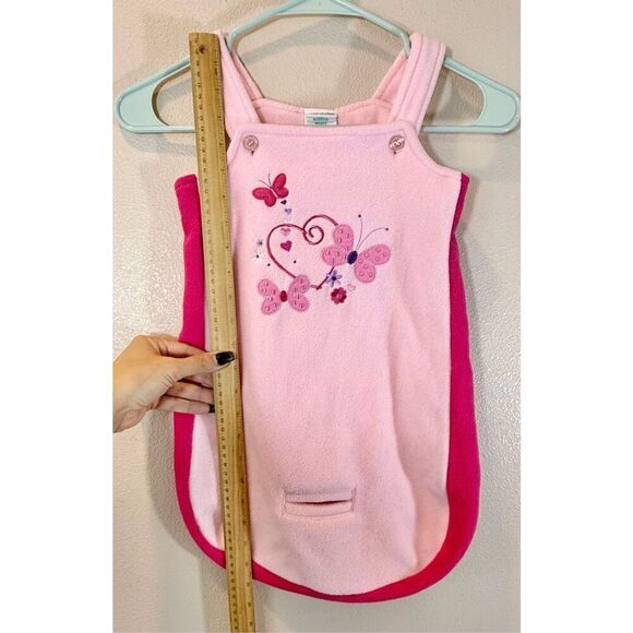 Okie Dokie Fleece Car Seat Bunting Snowsuit in Pink With Adjustable Straps Baby - Picture 5 of 8